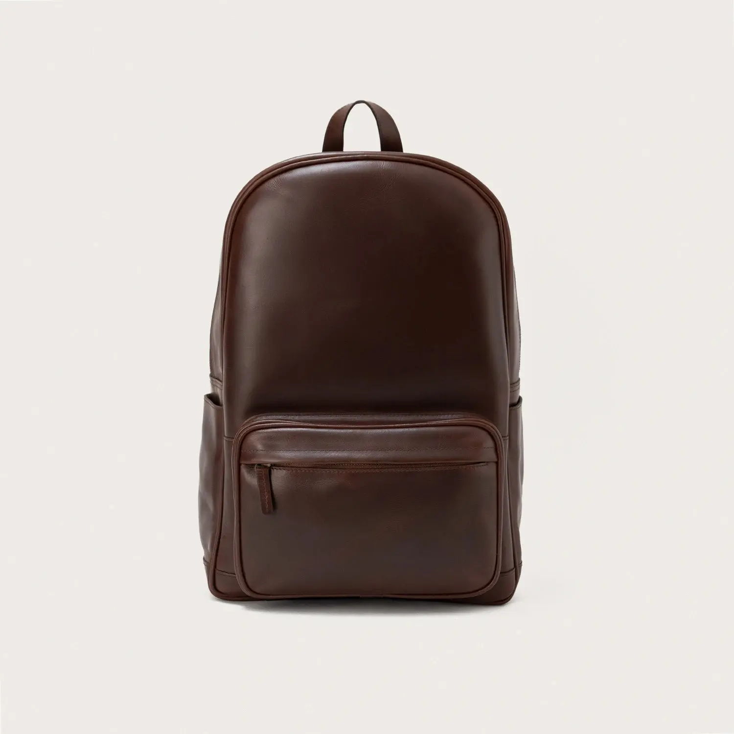 Vintage Brown Leather Backpack