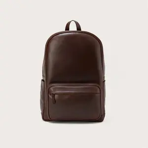 Vintage Brown Leather Backpack