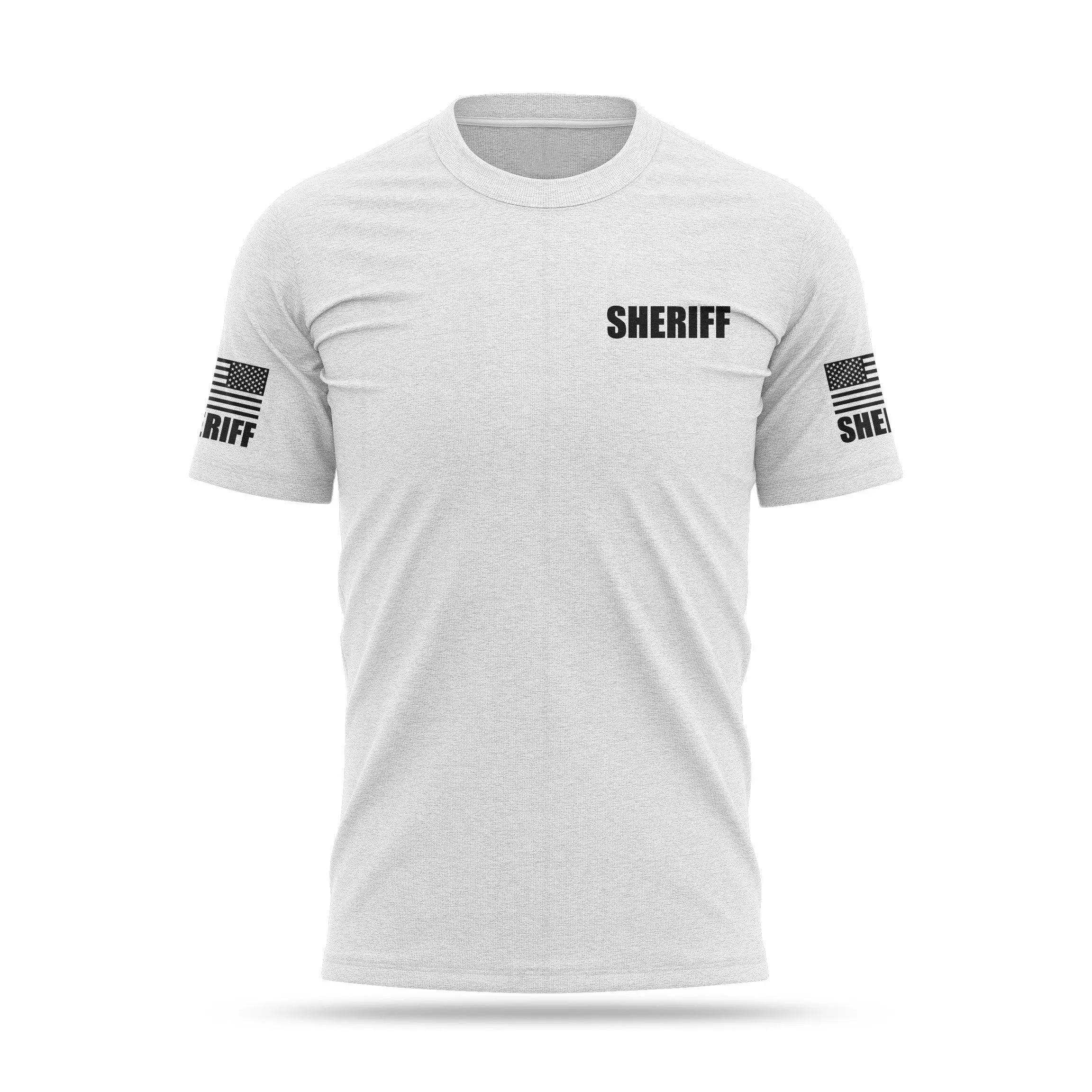 [SHERIFF] Cotton Blend Shirt [WHT/BLK]