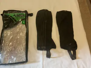 Dublin Half Chaps Black Small