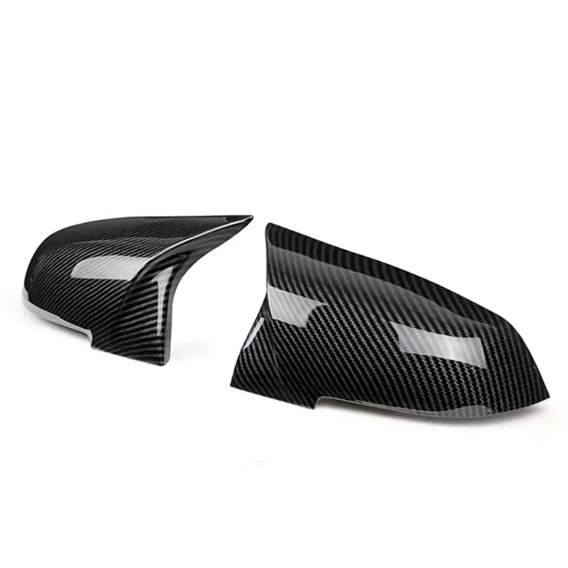 BMW Carbon Fiber Look Plush Car Rearview Mirror Case for BMW 1 2 3 4 Series F20 F30 F31 F32 F36 2012-Up 320i 328i 330d 335i M3 M4 Look Replacement Style Stuff