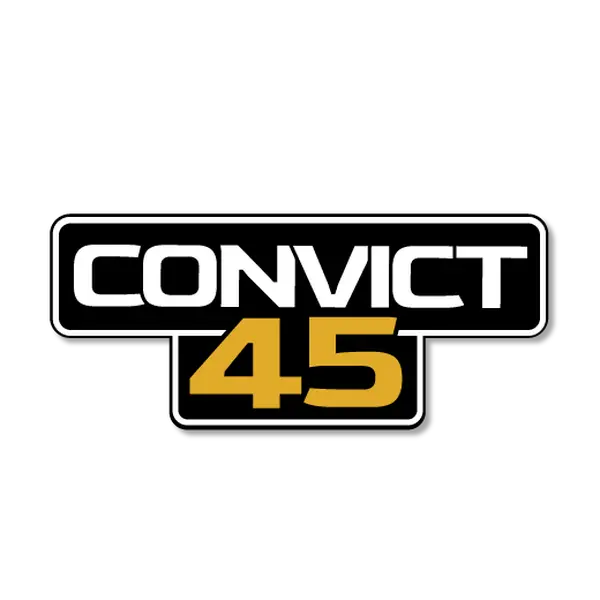 Convict 45 Enamel Pin