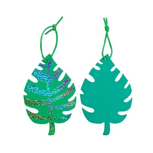 Creative Magic Color Scratch Palm Leaf Ornaments - 24 Pc. for Fun Crafts