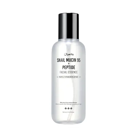 [Jumiso] Snail Mucin 95 + Peptide Essence 140ml, Non Comedogenic Essence, Acne Reduce & Skin Soothing Essence, Moisturizing, Skin Plumping and Firming, Skin Texture Improvement, Soothing Essence, Kore