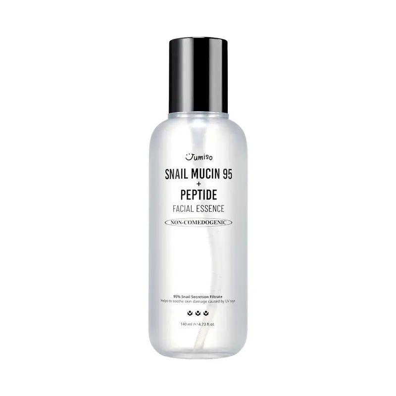 [Jumiso] Snail Mucin 95 + Peptide Essence 140ml, Non Comedogenic Essence, Acne Reduce & Skin Soothing Essence, Moisturizing, Skin Plumping and Firming, Skin Texture Improvement, Soothing Essence, Kore
