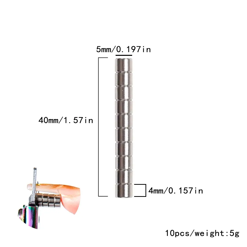 10/20/50pcs SetMagnetic Cat Eye Nail Art Roller, Low Allergy Magnetic Tool for Nail Design, Perfect Manicure & Pedicure Accessory, Nail Care Tool, Nail Supply
