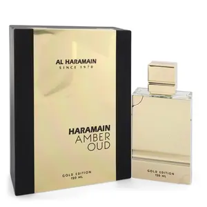 AL HARAMAIN Amber Oud Gold Edition Unisex Arabian Perfume Eau De Parfum Spray - 2 fl oz, Fragrance Warmth, Bergamot Citrus, Melon Pineapple, Oud Notes for Women