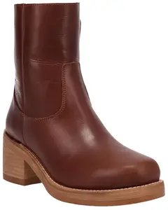 Dingo Women's Women'S Roxy Fashion Booties Round Toe - Di2290-Brn