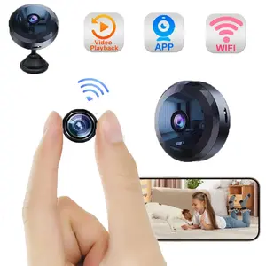 New Portable Monitor,1080P Smart Mini Camera, WiFi Wireless Smart Home Network Camera, Indoor Security Monitoring Night Vision Camera, Audio Recorder for Home Night Vision & Baby Monitoring, Recording easy  Installation  mini camera