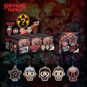 Stranger Things Officially Licensed Blind Box Blind Bag 3D Figurine Bag Clip Charms Eleven Demogorgon Dustin Anime Figure Key