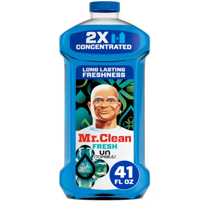 Mr. Clean 2X Concentrated Multi Surface Cleaner with Unstopables Fresh Scent 41 fl oz Mr. Clean 2X Concentrated Multi Surface Cleaner with Unstopables Fresh Scent 41 fl oz