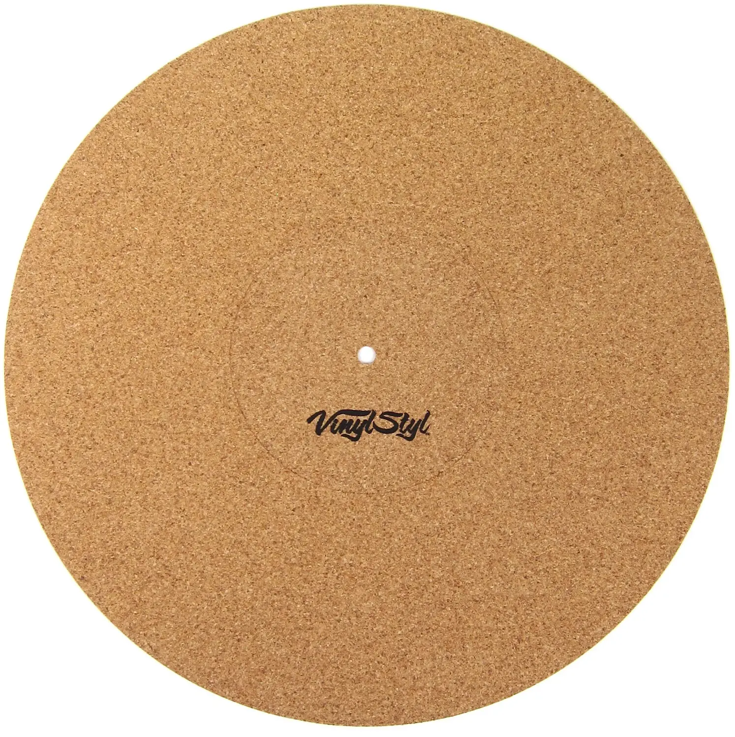 Vinyl Styl® VS-M-001 12 in Anti-Static Cork Turntable Mat - Dampen Vibrations, No-Slip, for Audiophiles - Improve Sound Quality [Vinyl Accessories] Large Item Exception