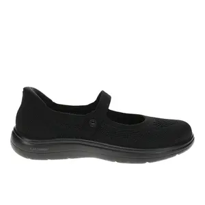 Skechers Womens Slip-Ins On-The-Go Flex Radiant Mary Ann Slip On Flats Casual - Black