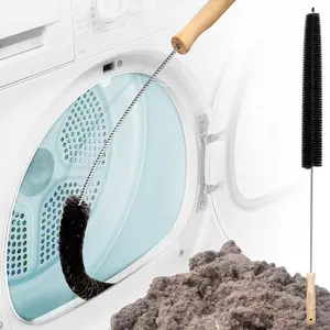 Dryer Vent Cleaner Kit, Clothes Dryer Lint Vent  Cleaner Brush, Flexible lint Remover, Long Coil Brush for Refrigerator