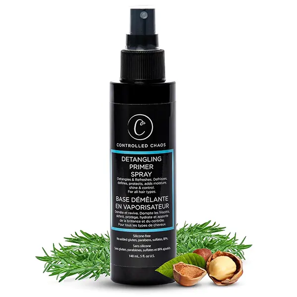 Lightweight Hair Detangler Spray  With Rosemary, Jojoba, & Olive Oil for Moisture, Shine & Heat Protection