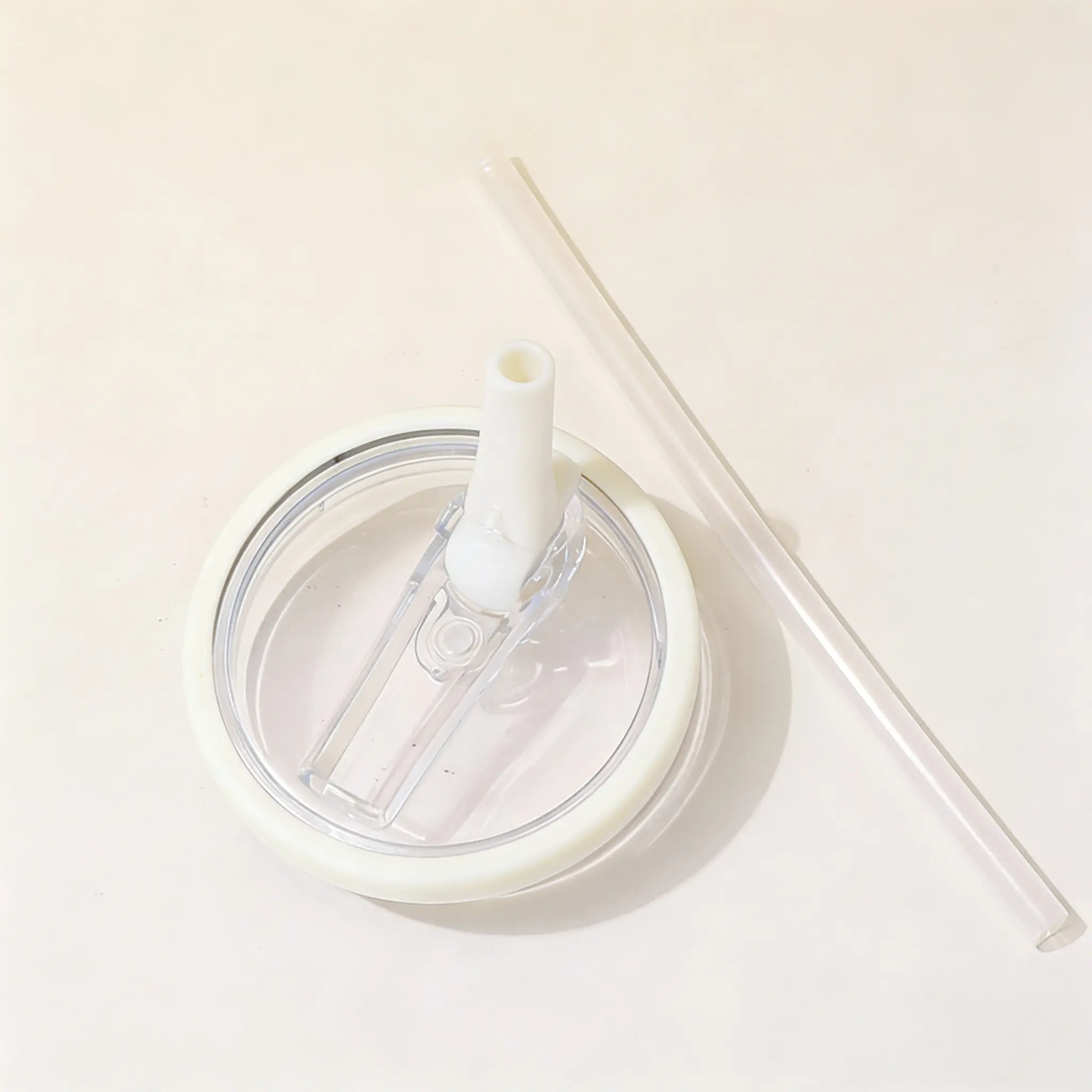 Reusable Leak-Proof Tumbler Flip Straw Lid Replacement, Drink Cover, Durable & Secure Fit Design, Perfect for Everyday Use, Drinkware Lid, Leak Proof Lids