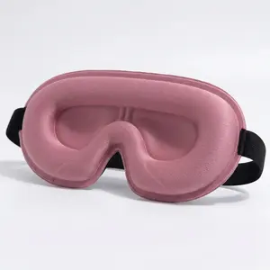 Blackout Eye Mask 3D Deep Contoured Sleep Mask Lash Extensions No Pressure Blindfold Sleeping Eye Mask Women Men Side Sleepers