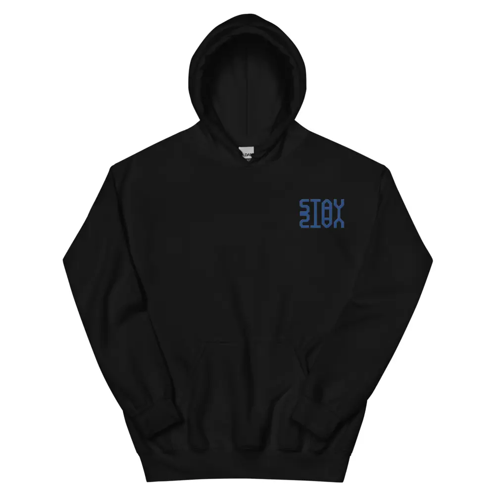 Karma Inspired Embroidered Hoodie Top