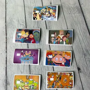 90s cartoon credit cards skin sticker decal