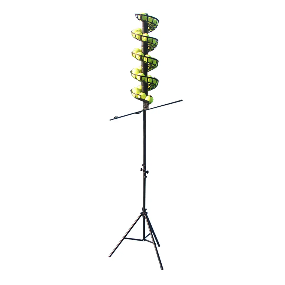 Tennis Ball Dropping Machine Tennis Ball Feeder Tennis Machine Lightweight Tennis Serving Machine 33 Balls