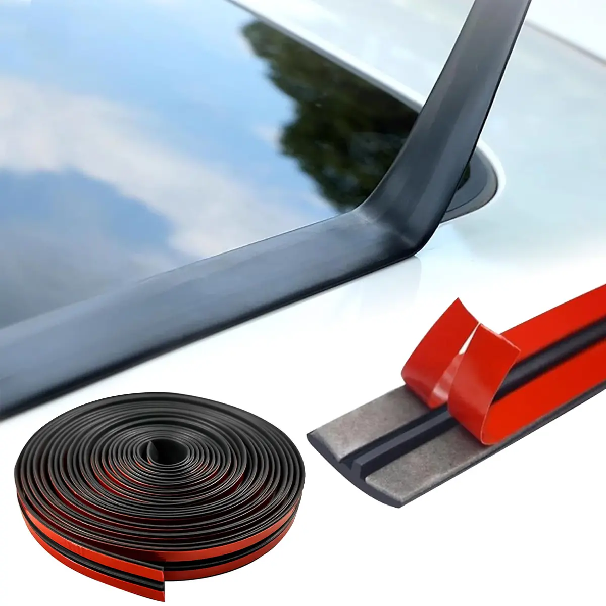 Car Windshield Rubber Seal,Easy to Install&Water leakage prevention, Universal Car Window Seal, Car Exterior Accessories for Car Roof Windshield,car accessories Auto Parts Vehicle