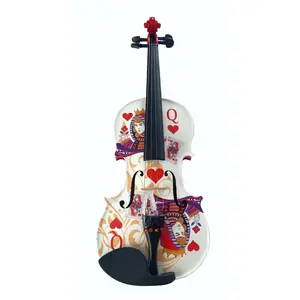Queen of Hearts White/Red Violin Outfit