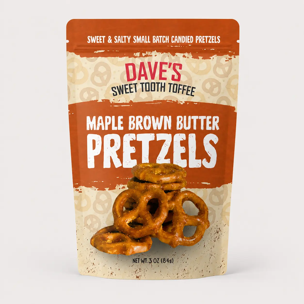 Toffee Covered Pretzels - Maple Brown Butter Recipe - Dave's Sweet Tooth