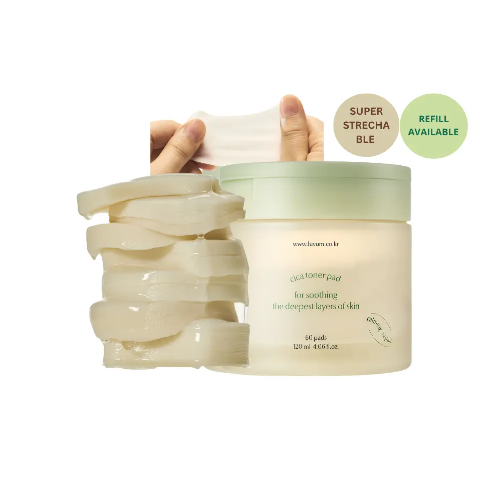[Luvum Official] Calming Repair Cica Spot Pad, Centella, Madecassoside, 60 Pads
