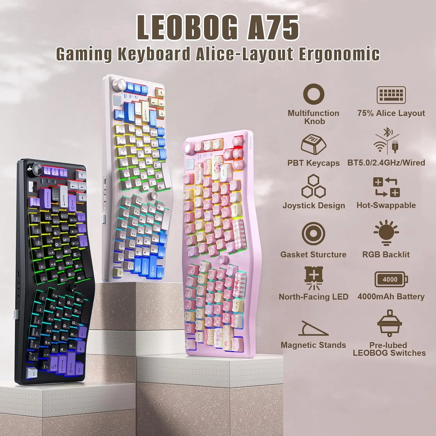 Leobog A75 Alice Keyboard
