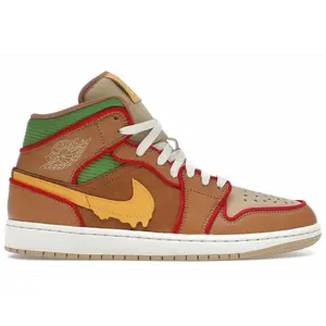 Jordan Men's 1 Mid SE Cheeseburger, from StockX