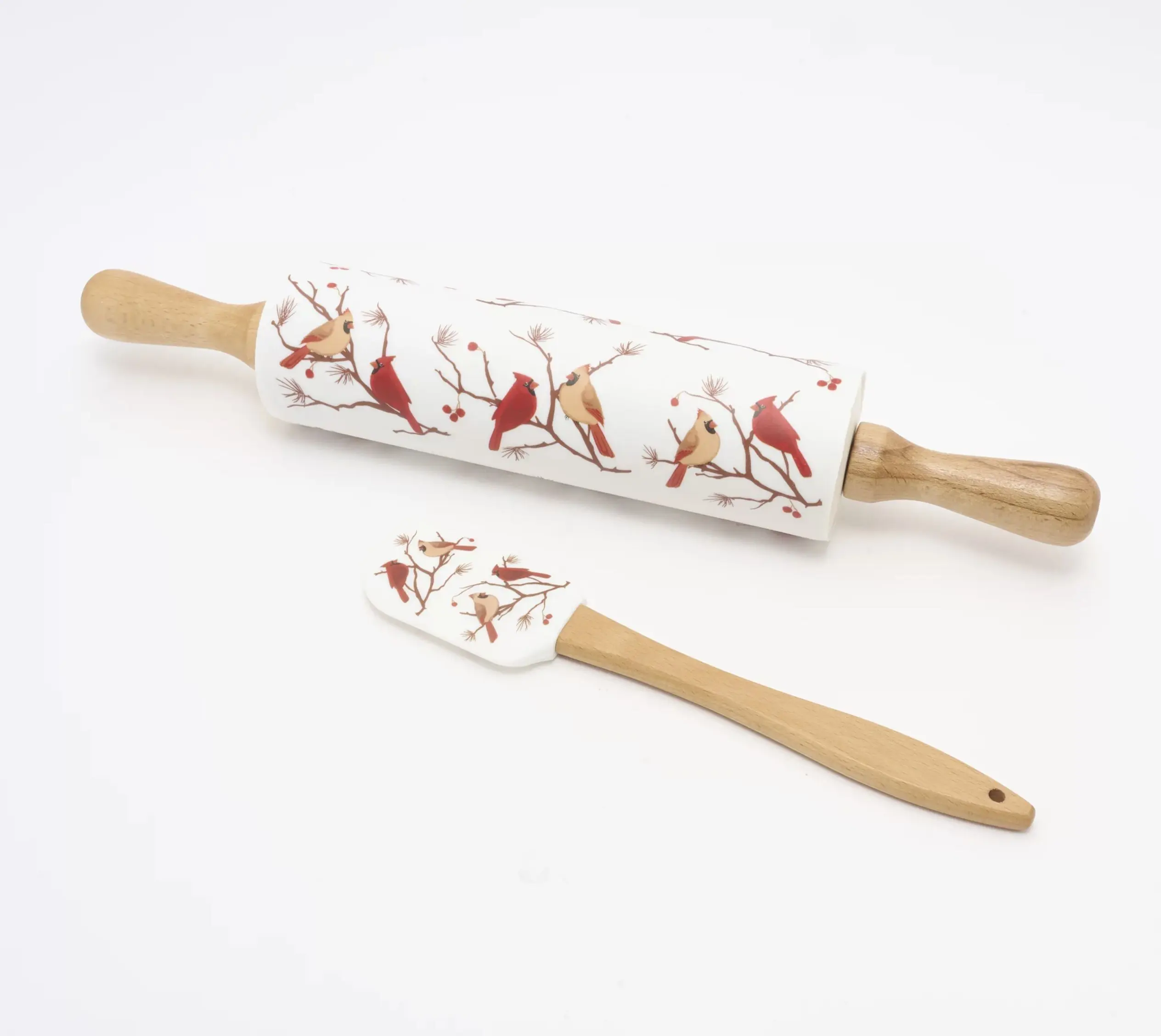 Temp-tations Seasonal Rolling Pin with Spatula Temp-tations Seasonal Rolling Pin with Spatula