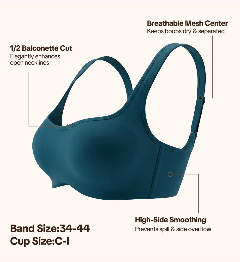 HSIA CoolCurve Unlined Plus Size Ice Silk Cooling 3D Curved Flexible Double Layer Cup Low Cut Balconette Bra Underwire Support Seamless Free Cut Scoop Square Neck Anti Spillage No Gapping Lightweight Side Smoothing Women Everyday Bra HSIA CoolCurve Unlined Plus Size Ice Silk Cooling 3D Curved Flexible Double Layer Cup Low Cut Balconette Bra Underwire Support Seamless Free Cut Scoop Square Neck Anti Spillage No Gapping Lightweight Side Smoothing Women Everyday Bra