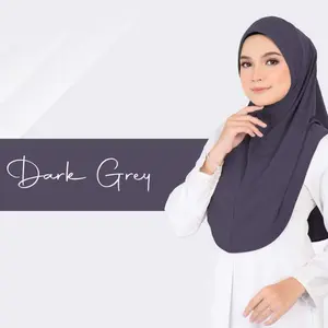 Instant Plain Moscrepe Hijab