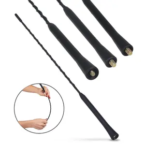 2026 9/11/16 Inch Universal Car Roof Mast Whip Stereo Radio FM/AM Signal Aerial Amplified Antenna Mast Whip Antena Automotiva 2026 For your cars New for your car décor