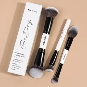 MAANGE Makeup Brushes, Soft Makeup Brushes, Face Makeup Brushes, Foundation Brush, Powder Brush, Blush Brush, Professional Cosmetic Brushes for Foundation Blending & Powder Application, Essential Beauty Tool, Gift for Women & Girls, Makeup Brushes Set
