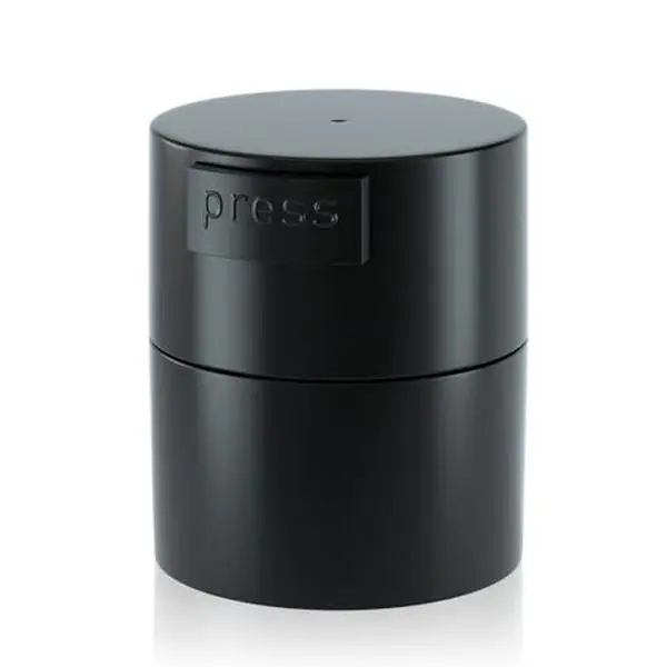 Buqikma Eyelash Extension Glue Jar Storage Tank with Bottom Sealed Adhesive Stand Activated Storage (Black)