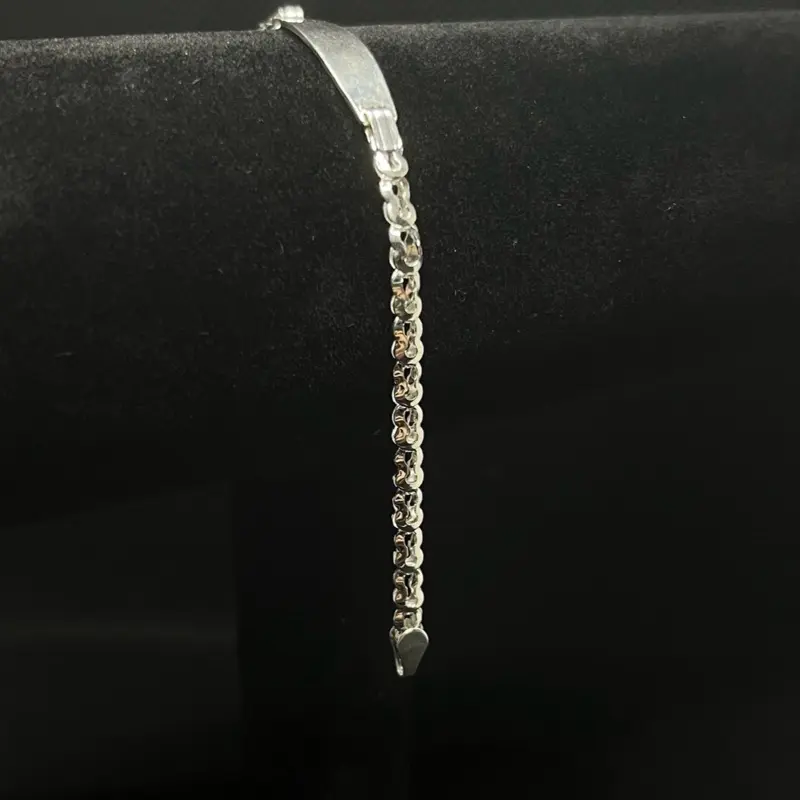 Esclava De Plata 925 ,Silver 925 Bracelet - 6 Inch
