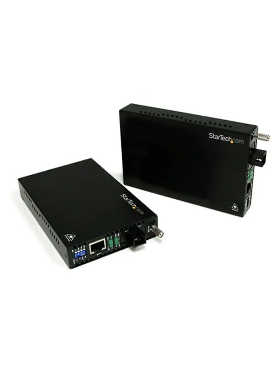 StarTech ST-ET90110WDM2 Fiber Media Converter Kit - 10-100 Mbps Ethernet Single Mode WDM Fiber Extender