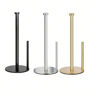 Stainless Steel Paper Towel Holder, Multifunctional Kitchen Storage Rack, Bathroom Organizer, Desktop Decoration, Holiday Gift