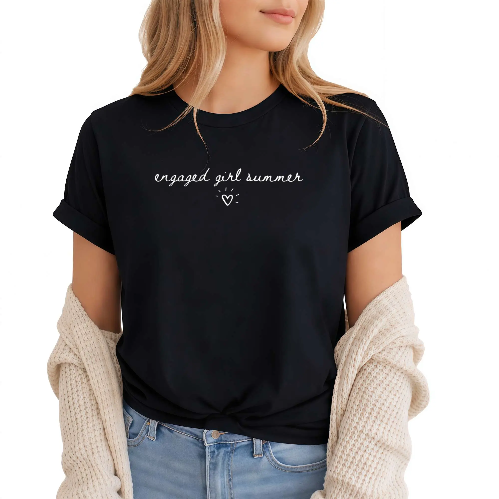 Engaged Girl Summer Shirt Future Mrs Tshirt for Bride To Be, Wedding Engagement Gift for Fiancee, Cute Engagement Outfit