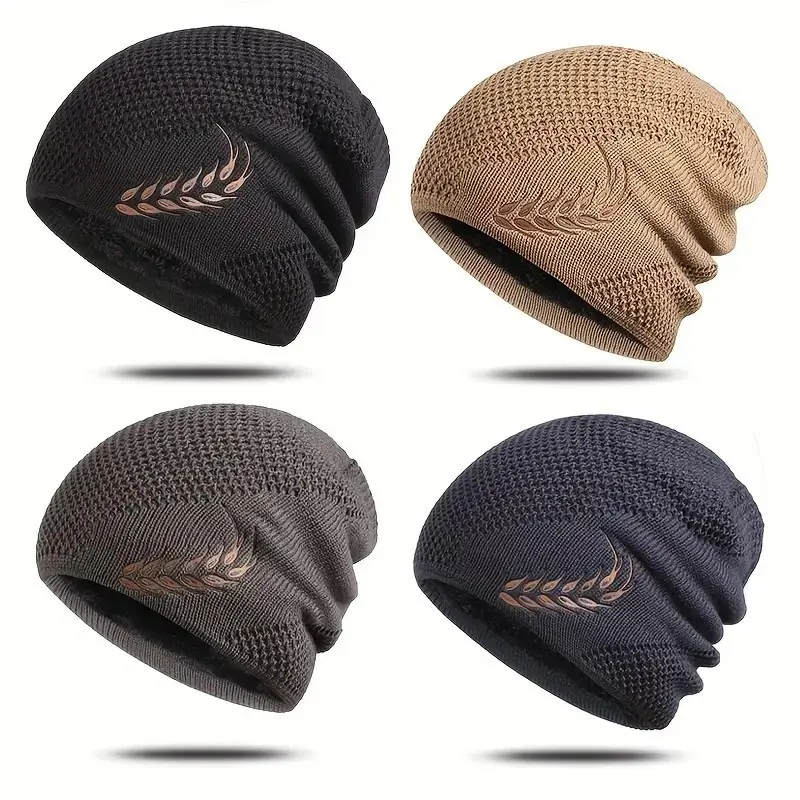 Men's Women's Winter Beanie Hat Warm Knit Hat Thick Fleece Lined Winter Cap Men's Women's Winter Beanie Hat Warm Knit Hat Thick Fleece Lined Winter Cap