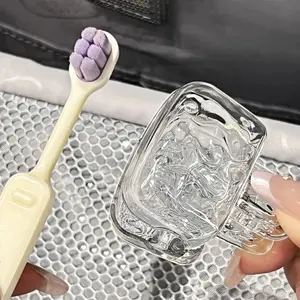 Universal Toothbrush Protective Cap, Dust-Proof Transplastic Cover for Brush Head, Portable Storage Clip for Travel Hygiene