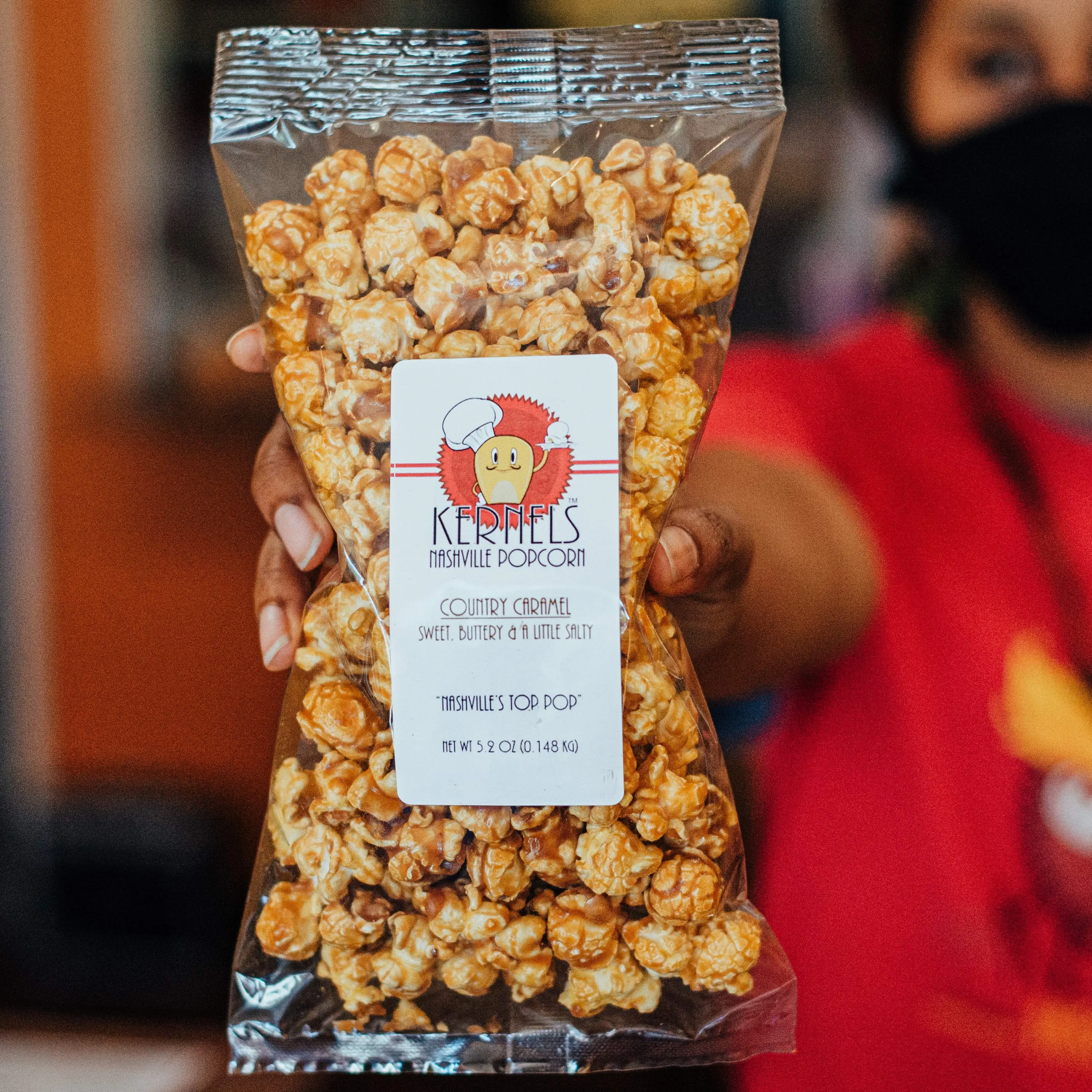 Kernels Nashville Popcorn Gourmet 4-cup Sealed Bags, Caramel