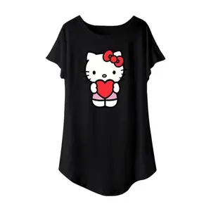 Authentic Sanrio Licensed Hello Kitty Women's Dress, Cute Kitty Graphic Print,