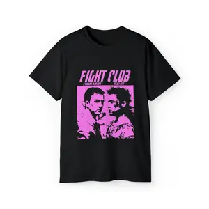 Retro Fight Club T-Shirt, Old Movie Shirt, Streetwear, Y2K Shirt, Gift Shirt, Unisex Cotton Tee Top