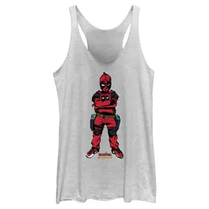 Women's Marvel: Deadpool & Wolverine Kidpool Pose Racerback Tank Top