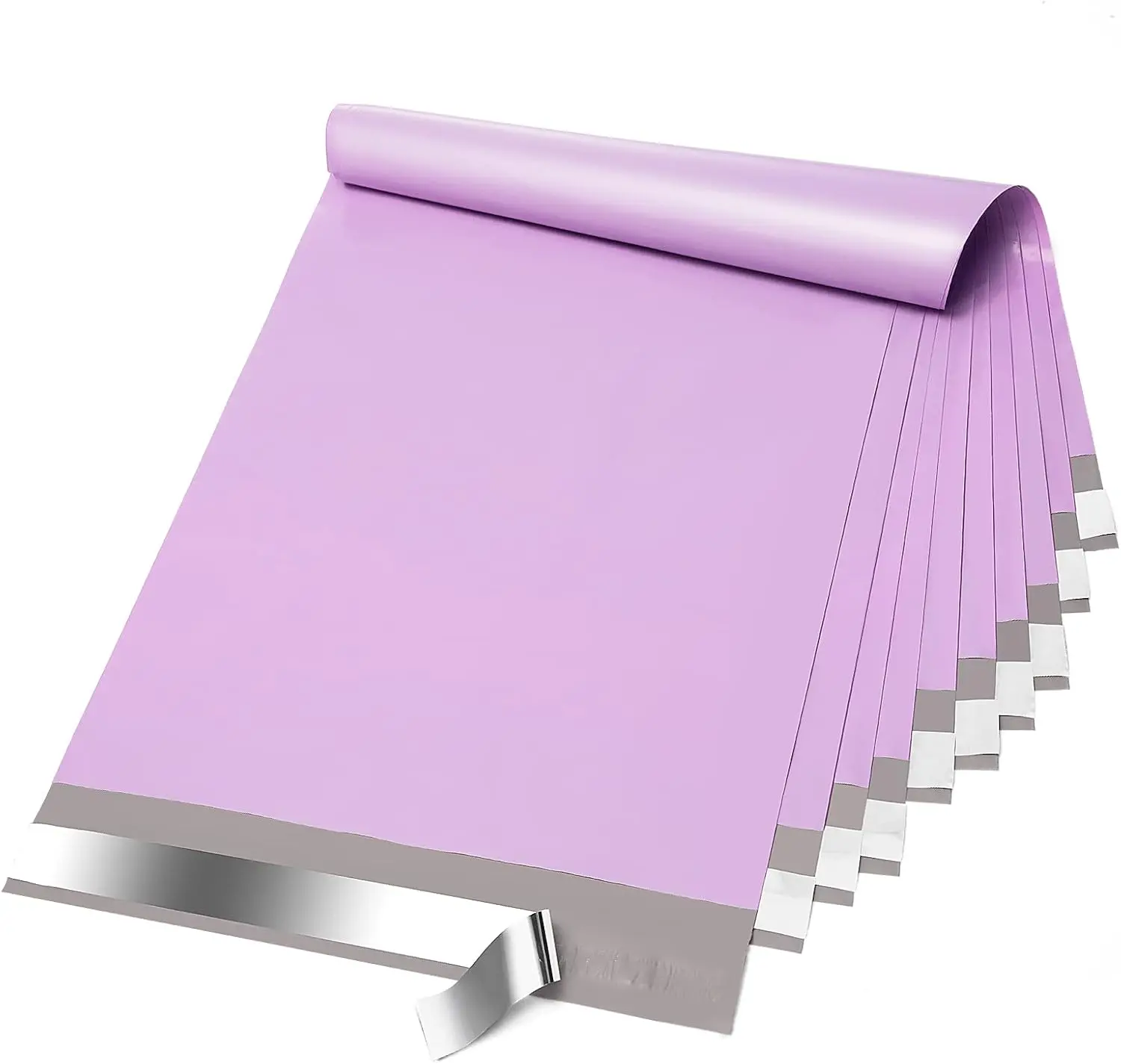 Poly Mailers 10x13 Inch 50 Pcs, Waterproof Shipping Bags for Clothing, Strong Adhesive Shipping Envelopes for Small Business Suppliers, Self Seal Mailers Poly Bags Mailing Envelopes Purple
