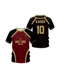 Jesse Football Field Sport Shirt - Blue Lock Pattern Anime Style Men's and Women's Summer Sport and Leisure T-Shirt. 3D printed, comfortable and breathable T-shirt suitable for both sports and casual wear.