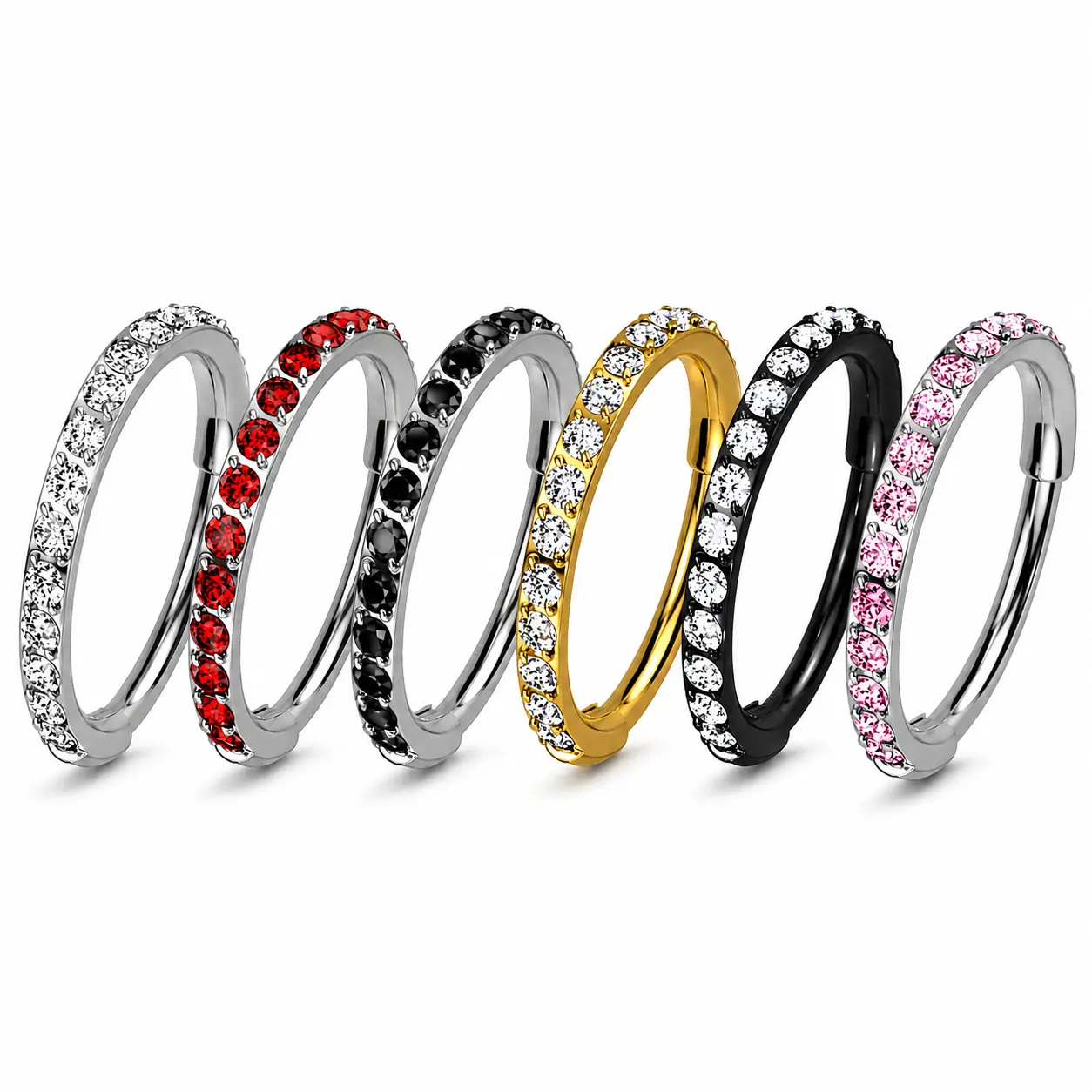 Titanium Hinged Nose Hoop
