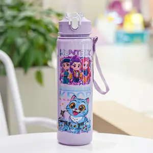 K-Pop Ghost Hunter Themed Totem Water Bottle 700ml Reusable Hard Plastic Portable